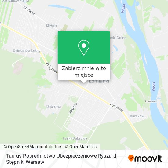 Mapa Taurus Pośrednictwo Ubezpieczeniowe Ryszard Stępnik