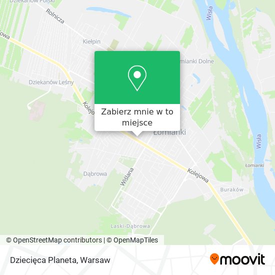 Mapa Dziecięca Planeta