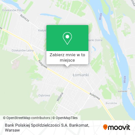 Mapa Bank Polskiej Spółdzielczości S.A. Bankomat