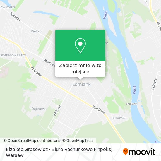 Mapa Elżbieta Grasewicz - Biuro Rachunkowe Finpoks