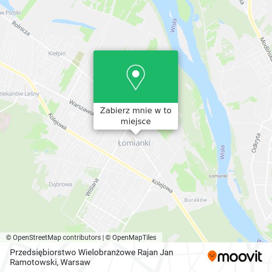 Mapa Przedsiębiorstwo Wielobranżowe Rajan Jan Ramotowski