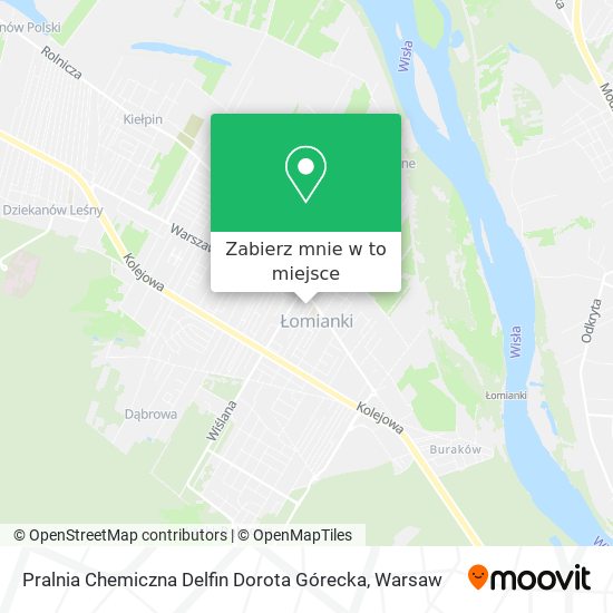 Mapa Pralnia Chemiczna Delfin Dorota Górecka