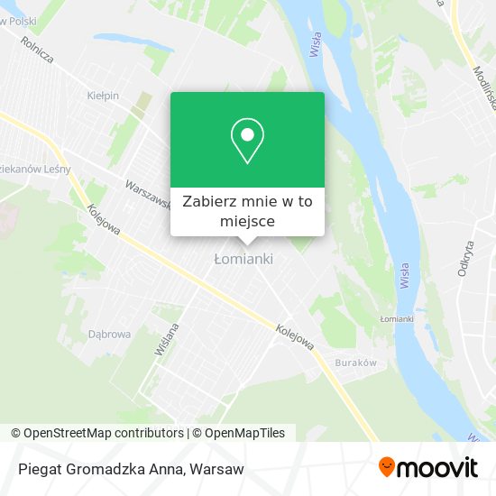 Mapa Piegat Gromadzka Anna