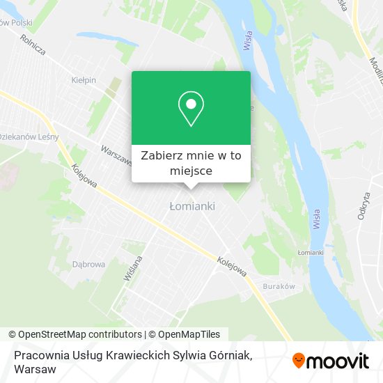 Mapa Pracownia Usług Krawieckich Sylwia Górniak