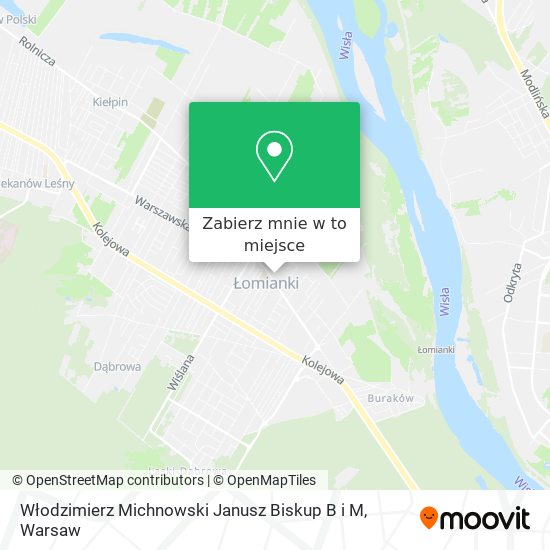 Mapa Włodzimierz Michnowski Janusz Biskup B i M