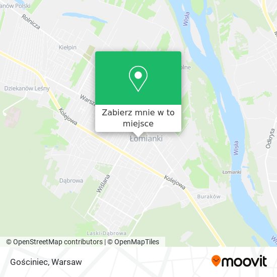 Mapa Gościniec