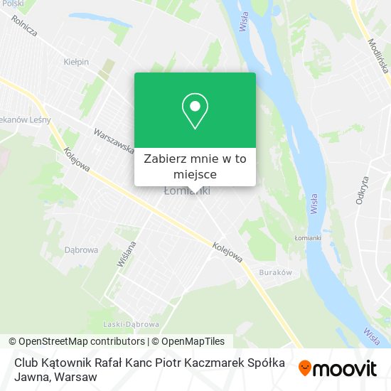 Mapa Club Kątownik Rafał Kanc Piotr Kaczmarek Spółka Jawna