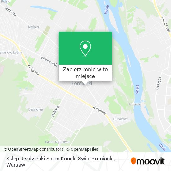 Mapa Sklep Jeździecki Salon Koński Świat Łomianki