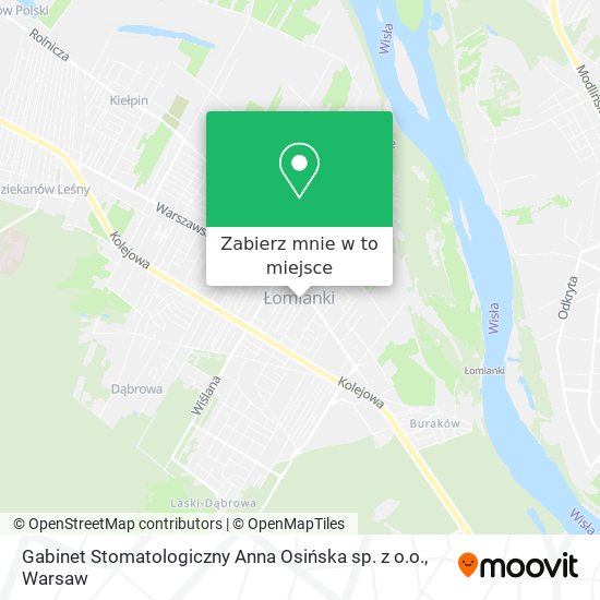 Mapa Gabinet Stomatologiczny Anna Osińska sp. z o.o.