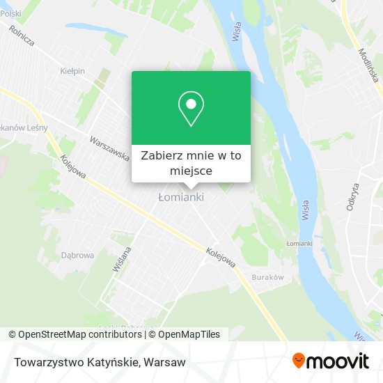 Mapa Towarzystwo Katyńskie