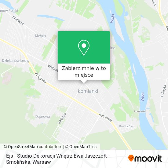 Mapa Ejs - Studio Dekoracji Wnętrz Ewa Jaszczołt-Smolińska