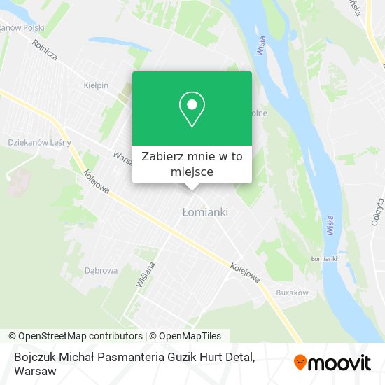 Mapa Bojczuk Michał Pasmanteria Guzik Hurt Detal