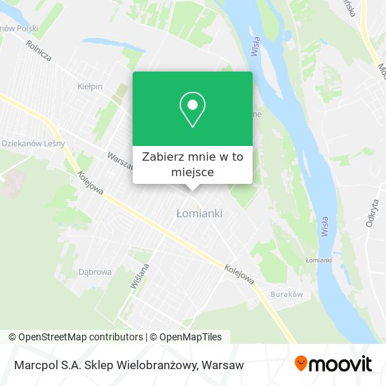 Mapa Marcpol S.A. Sklep Wielobranżowy