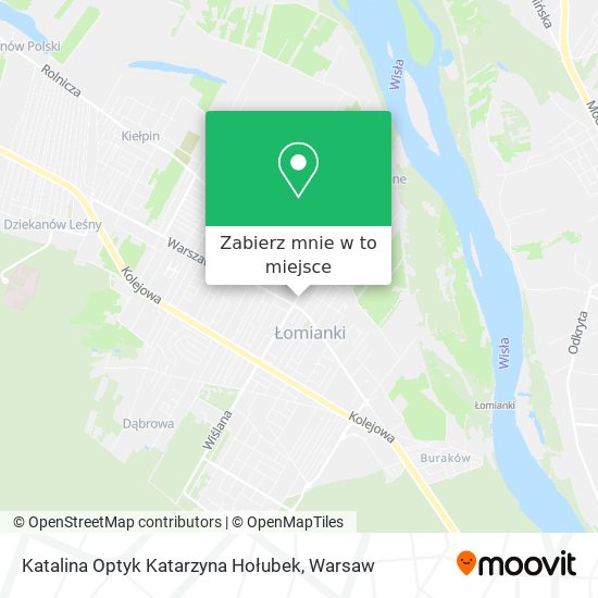 Mapa Katalina Optyk Katarzyna Hołubek