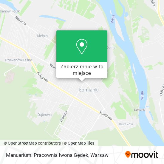 Mapa Manuarium. Pracownia Iwona Gędek