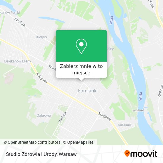 Mapa Studio Zdrowia i Urody