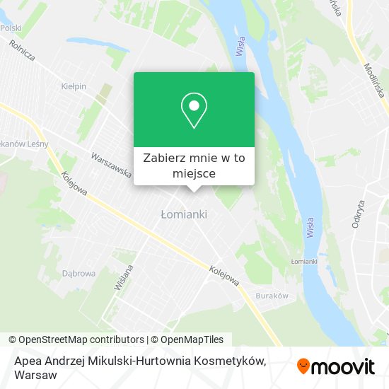 Mapa Apea Andrzej Mikulski-Hurtownia Kosmetyków