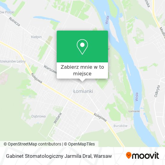 Mapa Gabinet Stomatologiczny Jarmila Dral