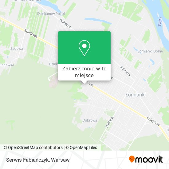 Mapa Serwis Fabiańczyk