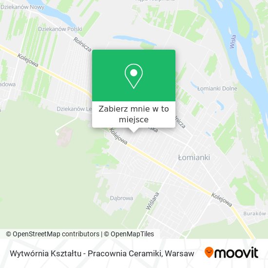 Mapa Wytwórnia Kształtu - Pracownia Ceramiki