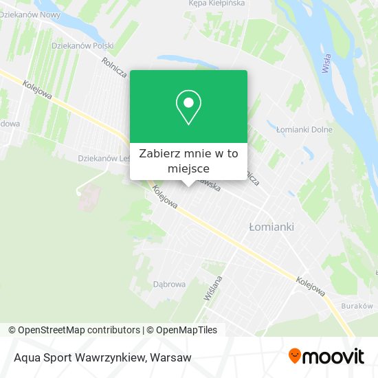 Mapa Aqua Sport Wawrzynkiew