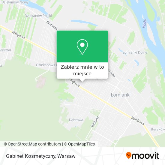 Mapa Gabinet Kosmetyczny