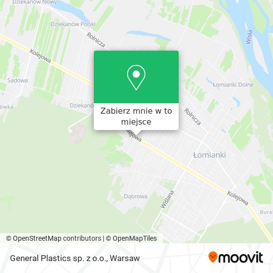 Mapa General Plastics sp. z o.o.