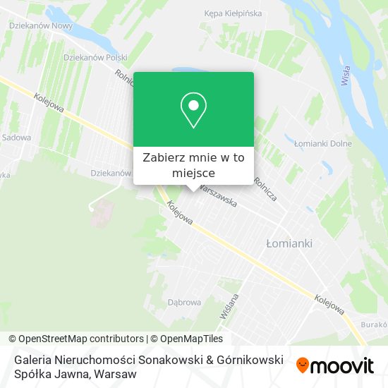 Mapa Galeria Nieruchomości Sonakowski & Górnikowski Spółka Jawna