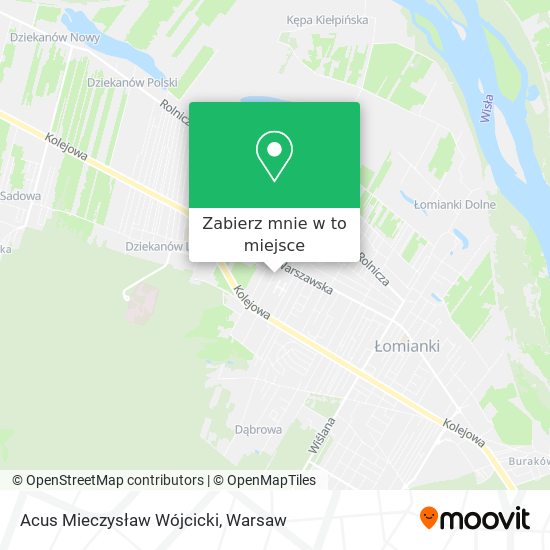 Mapa Acus Mieczysław Wójcicki