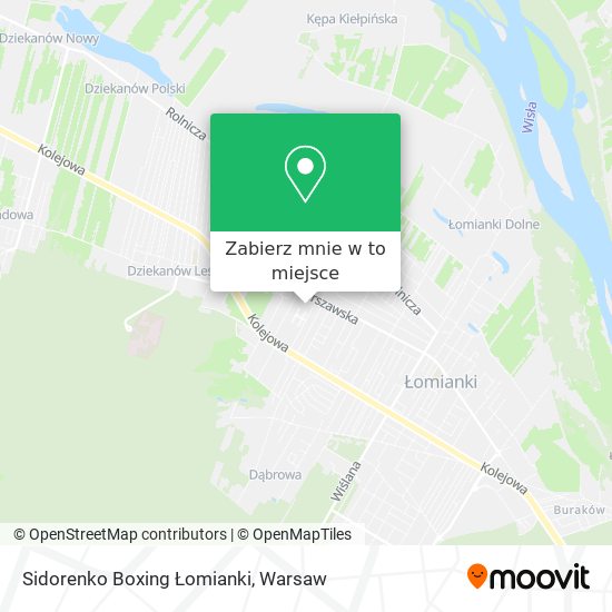 Mapa Sidorenko Boxing Łomianki