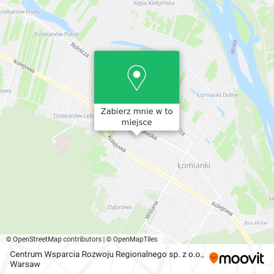 Mapa Centrum Wsparcia Rozwoju Regionalnego sp. z o.o.