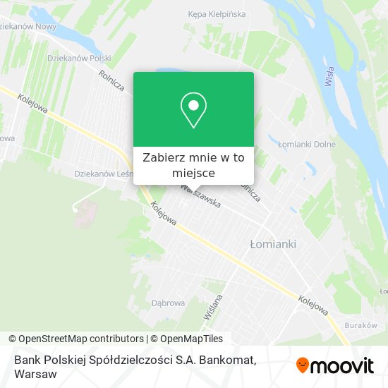 Mapa Bank Polskiej Spółdzielczości S.A. Bankomat