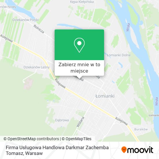 Mapa Firma Usługowa Handlowa Darkmar Zachemba Tomasz