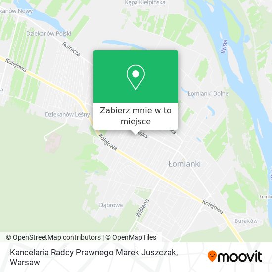 Mapa Kancelaria Radcy Prawnego Marek Juszczak