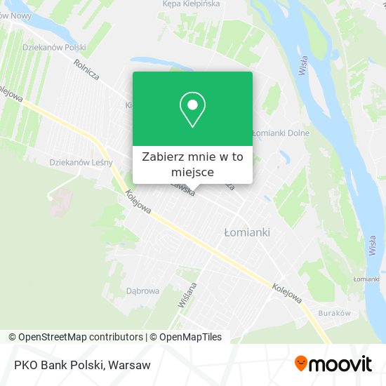 Mapa PKO Bank Polski