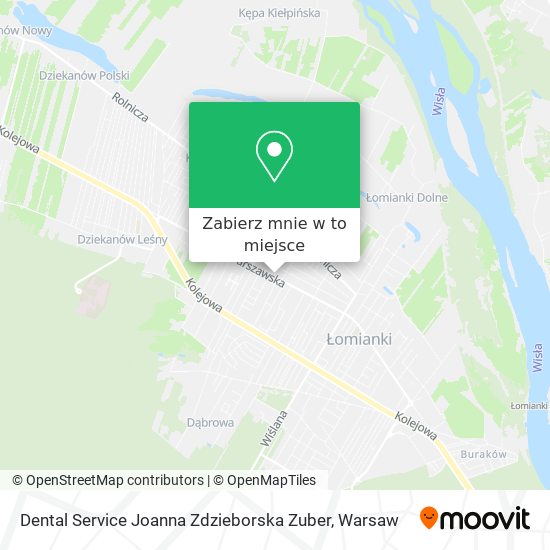 Mapa Dental Service Joanna Zdzieborska Zuber