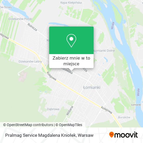 Mapa Pralmag Service Magdalena Kniołek