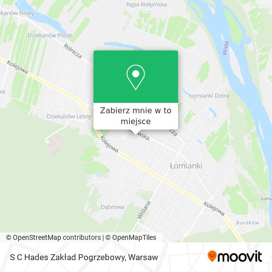 Mapa S C Hades Zakład Pogrzebowy