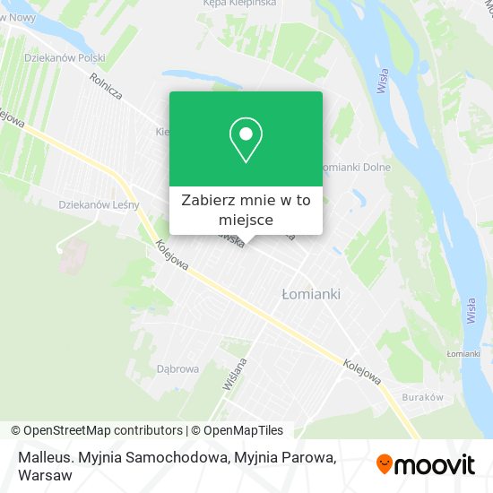 Mapa Malleus. Myjnia Samochodowa, Myjnia Parowa