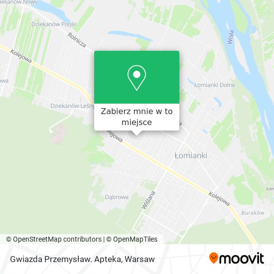 Mapa Gwiazda Przemysław. Apteka