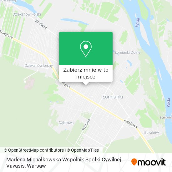 Mapa Marlena Michałkowska Wspólnik Spółki Cywilnej Vavasis