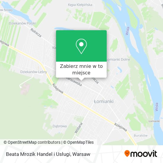 Mapa Beata Mrozik Handel i Usługi