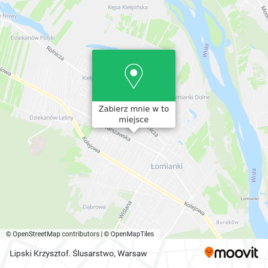 Mapa Lipski Krzysztof. Ślusarstwo