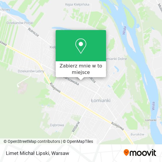 Mapa Limet Michał Lipski