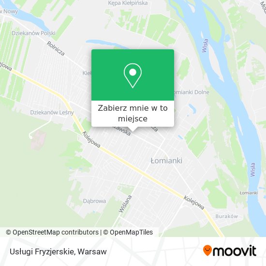 Mapa Usługi Fryzjerskie