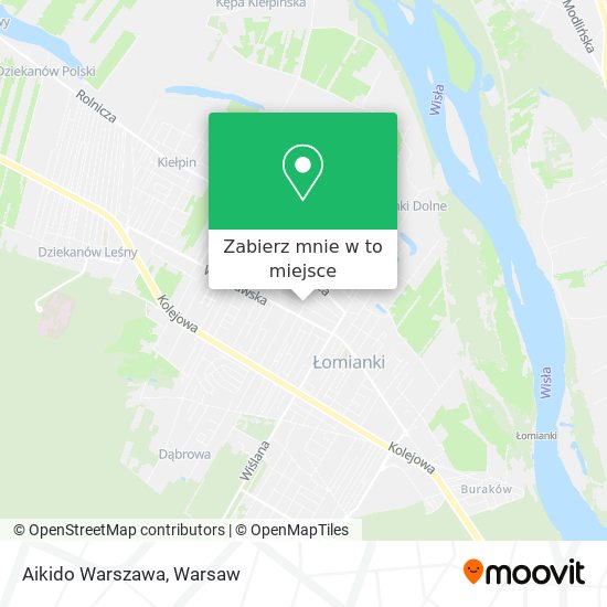 Mapa Aikido Warszawa