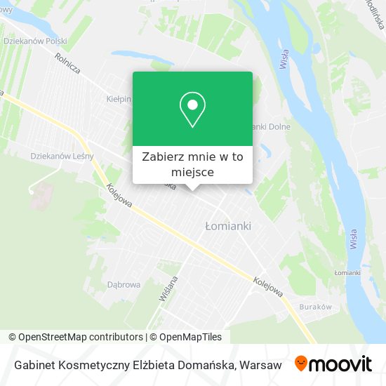 Mapa Gabinet Kosmetyczny Elżbieta Domańska