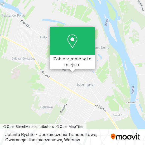 Mapa Jolanta Rychter- Ubezpieczenia Transportowe, Gwarancja Ubezpieczeniowa