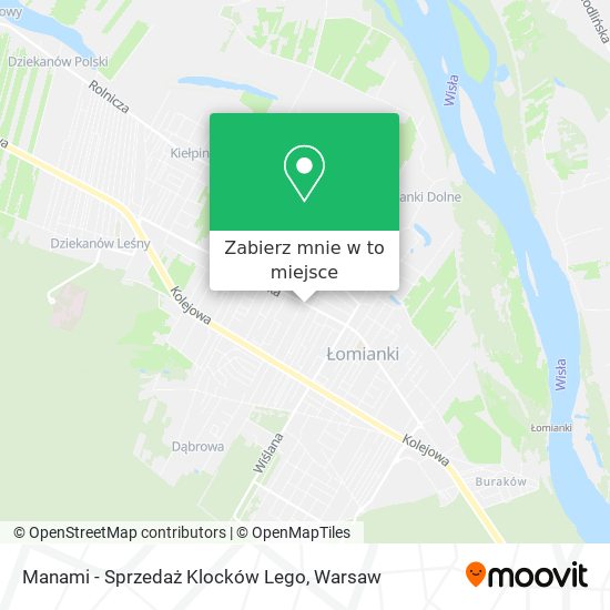 Mapa Manami - Sprzedaż Klocków Lego