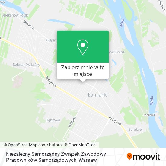 Mapa Niezależny Samorządny Związek Zawodowy Pracowników Samorządowych